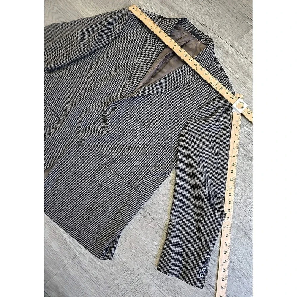 Lauren‎ Ralph Lauren Black Label Men's Sports Coat Blazer Brown Plaid